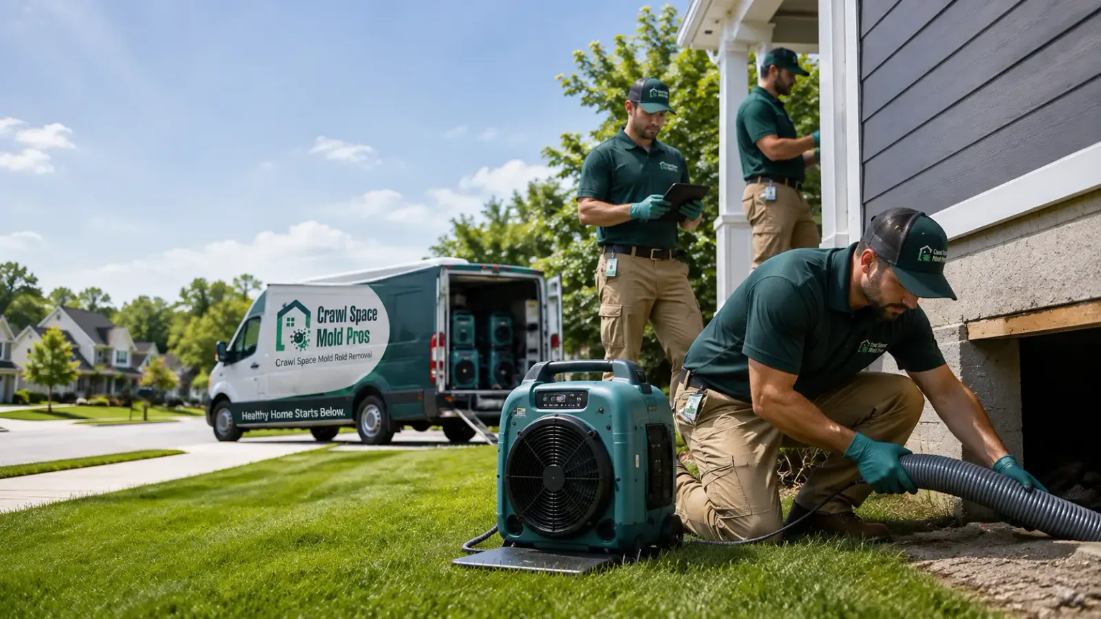 Crawl Space Mold Removal in Mankato, KS